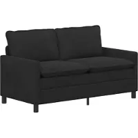 vidaXL Bank Zwart 156 x 81 x 87,5 cm Fluweel