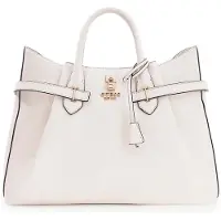 GUESS handtas schoudertas Yesba Girlfriend Satchel Bag Cream White crème