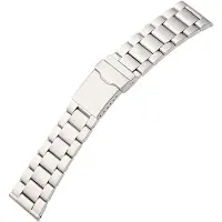 HS Horlogeband Metaal Panama Staal - 22mm