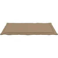 vidaXL Zitkussens 4 st Polyester Taupe 47 x 36 x 2 cm