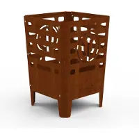 Barbecook Red Devils - Vuurkorf - Cortenstaal - 38x38x55cm