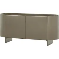 Woood Liora Tv Meubel 160 cm - Hout - Hoogglans Groen - 75x160x45