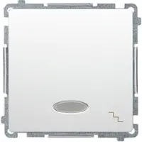 Kontakt-Simon Contactdoos Simon BMW6L.01/11, kunststof, wit, IP20, IP44, 250 V, 10 A, 75 mm