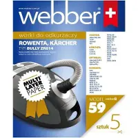 Webber Rowenta Bully - Stofzuigerzakken - ZR814 - OK1800 - Set van 5