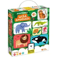 Banana Panda puzzel Wild Animals educatief speelgoed 18m+.
