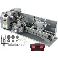 Vevor Metaaldraaibanken Minidraaibank 220x750mm Draaibank Metaal 1100 W Mini houtdraaibank voor metaalbewerking Draaibank Metaal Nauwkeurig Eenvoudig te gebruiken