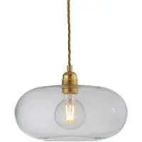 Ebb & Flow Horizon hanglamp Ø 29 cm. helder - gouden snoer