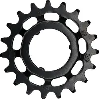 Kmc Tandwiel 19T - Gehard Chromoly Staal - Zwart - Voor Shimano Versnellingsnaven