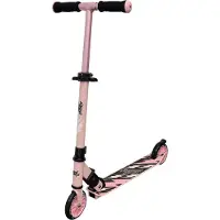 New Sports step roze zwart 120mm ABEC7 kinderstep aluminium.