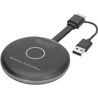 Digitus DS-55322 audio/video extender AV-zender Zwart, Grijs