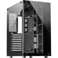 Inter-Tech C-701 Panorama (zwart, gehard glas)