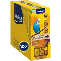 Vitakraft Kräcker Trio Mix parkiet - honing, fruit en ei - 10x 3 stuks - 80 gram