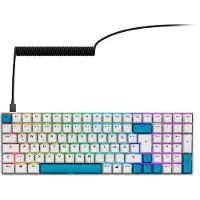 Sharkoon 4044951040865 Gaming Tastatur Skiller SGK50S2 PBT weiß-gelb RGB