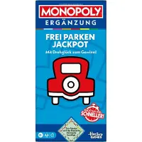Hasbro Monopoly Jackpot: Speelveld "Gratis parkeren", geschikt voor 8 spelers, 45 minuten speeltijd