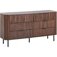 Beliani BRADLEY - Ladekast - Donkerbruin - MDF