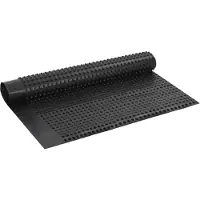 vidaXL Geprofileerde Drainageplaat Zwart 1 x 20 m HDPE