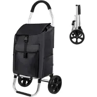Strex Boodschappentrolley - Opvouwbaar - Waterdichte tas - 45 liter