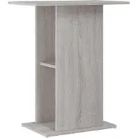 vidaXL Aquariumstandaard 60,5x36x72,5 cm bewerkt hout grijs sonoma