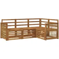 vidaXL Buiten bank set 4 st Polyester