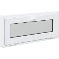vidaXL Kelderraam RISOR 90 x 40 cm PVC en Glas Wit
