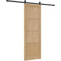 vidaXL Schuifdeur ORKDAL 73,5 x 211 cm Massief grenenhout Naturel