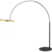 SLV Led Booglamp One Zwart Met Goud 232cm