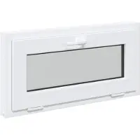 vidaXL Kelderraam RISOR 80 x 40 cm PVC en Glas Wit