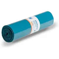 Deiss LDPE Premium Vuilniszakken 120 l Blauw PE (polyethyleen) 55 micron 25 Stuks
