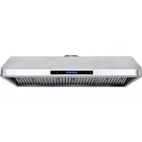 CombiSteel Afzuigkap Professioneel - 120cm Breed - 1530m3 Per Uur - heavy duty - 7227.0010 - Horeca