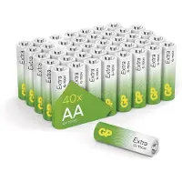 GP Extra Alkaline batterijen AA mignon penlite LR06 batterij 1.5V – 40 stuks - AA batterij