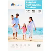 G&G 135GSM-4X6-100 Fotopapier (zelfklevend) 135 g/m² 100 stuk(s)