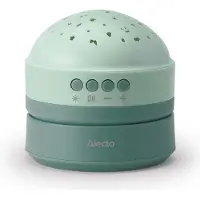 Alecto Witte ruis machine met projector, kleur groen