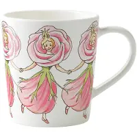Design House Stockholm Elsa Beskow Mok Met Oor 40 Cl Rose - Koffiekopjes Beenderporselein White - 3034-0100