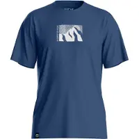 Ortovox - 120 Cool Tec Mountain Sun T-Shirt - Merinoshirt S, blauw