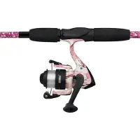 Mitchell Tanager Pink Camo Ii Spinning Combo Roze 2.12 m / 7-20 g