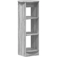 vidaXL Bijzetkast Grijs sonoma 40 x 40 x 100 cm Geconstrueerd hout