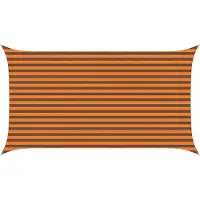 vidaXL Zonneschaduw Oranje en Bruin 4,5 x 2,5 m 100% Polyester Oxford