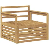 vidaXL Buitensofa Massief Acacia Hout Wit