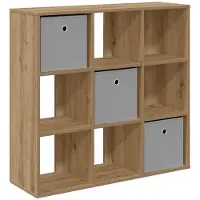 vidaXL Dressoir Artisan Eiken 88,5 x 29 x 84,5 cm
