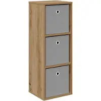vidaXL Dressoir Artisan Eiken 30,5 x 27 x 84,5 cm
