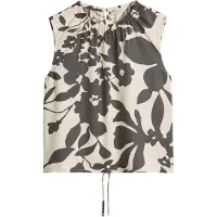 Marc O'Polo Blouse beige / donkergrijs