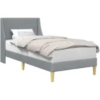 vidaXL Bedframe Effen met hoofdeinde verbindingplaat