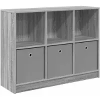 vidaXL Dressoir Grijs Sonoma 102 x 32 x 73,5 cm