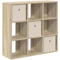 vidaXL Dressoir met lade Sonoma Eik 73,5 x 24 x 69,5 cm
