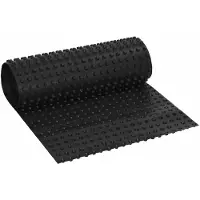 vidaXL Geprofileerde Drainageplaat Zwart 0,5 x 20 m HDPE