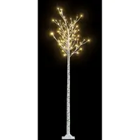 vidaXL Kerstboom wilg met 220 warmwittte LED's binnen en buiten 2,2 m