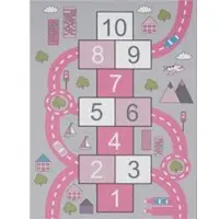 Tapis.fr Kindertapijt Bini roze 140x200 cm
