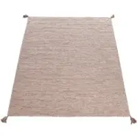 Tapis.fr Handgeweven tapijt Kilian beige 120x170 cm
