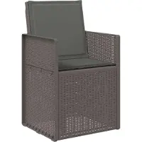 vidaXL Tuinstoelen 2 st Lichtgrijs en antracietkleurig PP