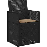 vidaXL Tuinstoelen 2 st Antracietkleurig en taupe PP